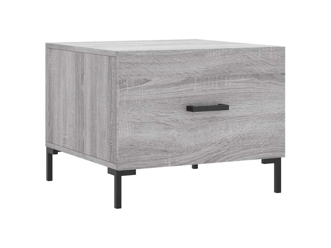 Maison Exclusive - Mesa De Centro Madera Contrachapada Gris Sonoma 50x50x40 Cm