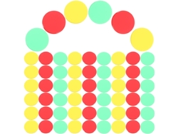 300 Fichas De Juego Coloridas Para Aprender A Contar De Forma Cognitiva.