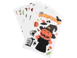 Pegatinas Para Ventanas De Halloween. Se Despegan Fácilmente, No Dañan La Pared Ni La Ventana, Son Fáciles...
