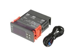 Termostato Digital Led Mh1210a Controlador de Temperatura com Sonda Sensor Dc12v S/MARCA