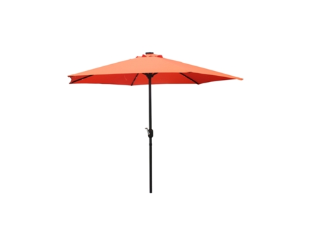 Parasol CONCEPT U Amalfi directo LED Terracota (2,66 x 2,66m)
