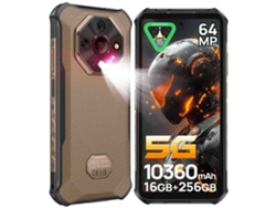 Smartphone robusto 5G Ulefone Armor X16 Pro 16 GB/256 GB 10360 mAh 6,56'' 120 Hz 64 MP Android 15 Oro