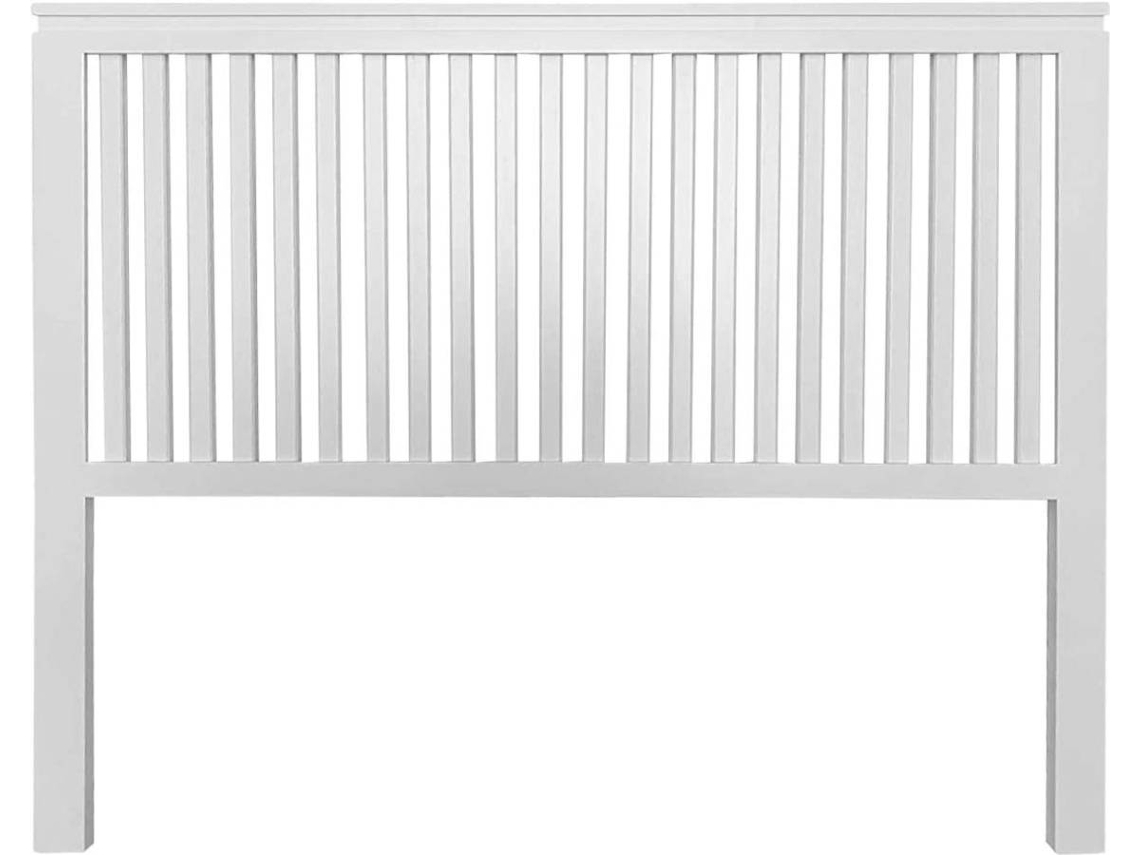 Cabecero de Cama PEJECAR Daimiel (Blanco - Madera de Piño - 120x100x4 cm)