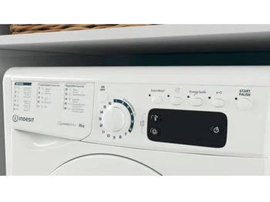 Lavadora INDESIT EWE 81284 W SPT N (8 kg - 1200 rpm - Blanco)