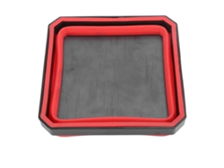 Bandeja Magnética Para Peças De Ferramenta Silicone Portátil Plegável Organizador Para Parafusos Porcas Parafusos Arruelas Vermelho
