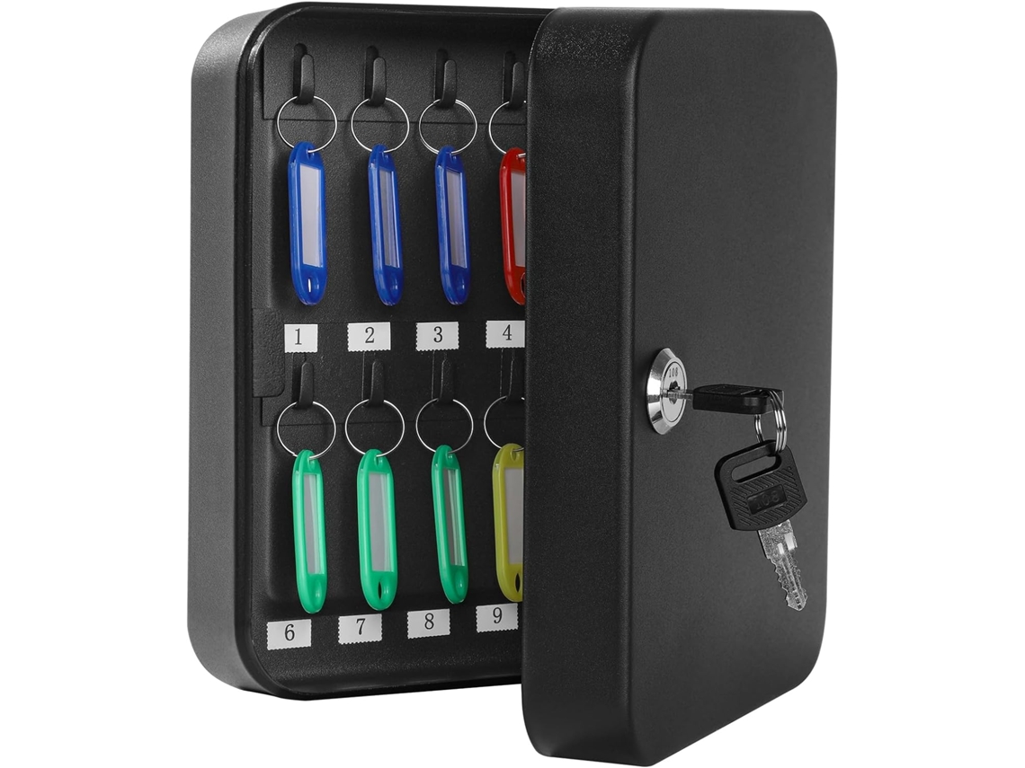 Caja De Llaves Eifson Capacidad 20 Llaves Llave Física 20x16x7.5cm (negro)