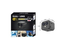 con Daya Tarik Magnetik Cámara Web Monitor Pintar Lensa Ganda 4k HD, Mini Cámara Web Wifi para Ponsel Kamera Aksi Komputer TAISHENGDA