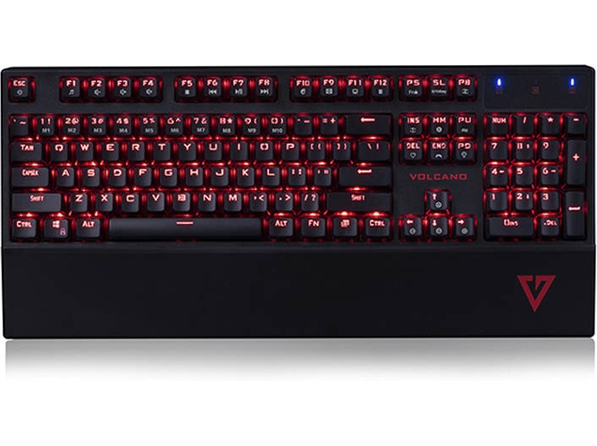 Teclado Gaming MODECOM Volcano Gamer (Mecánico - Inglés - Negro)