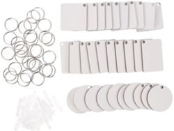 Llavero Termotransferible Nuobesty, Llavero En Blanco Para Cadenas De Soporte Diy