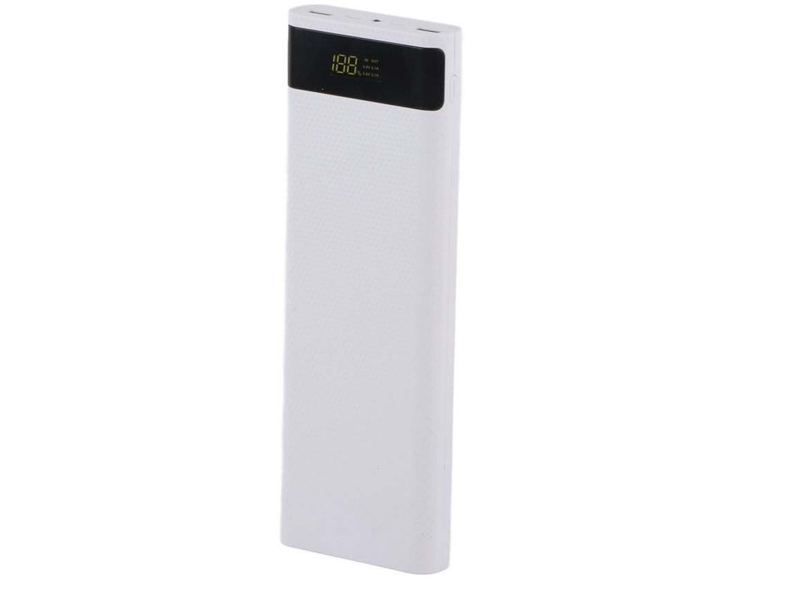 Estuche Portátil De Alta Calidad Para Baterías Diy, Modelo S10, Para 10 Baterías 18650 - Blanco