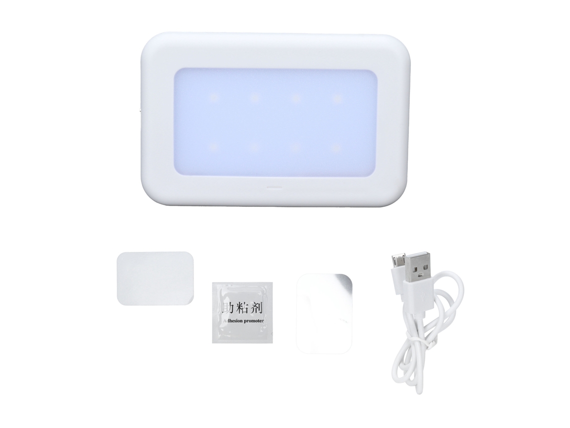 2026-luz Led De Lectura Cargable Usb Para Hogar Y Exterior, Iluminación Multifuncional Para Pasillos Y Armarios