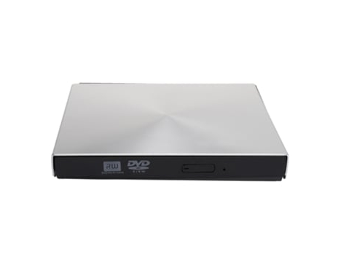 Unidad óptica externa USB 3.0 Grabadora de DVD para computadoras de escritorio y portátiles Windows 98 ME 2000 XP Gris Plata Digitallab