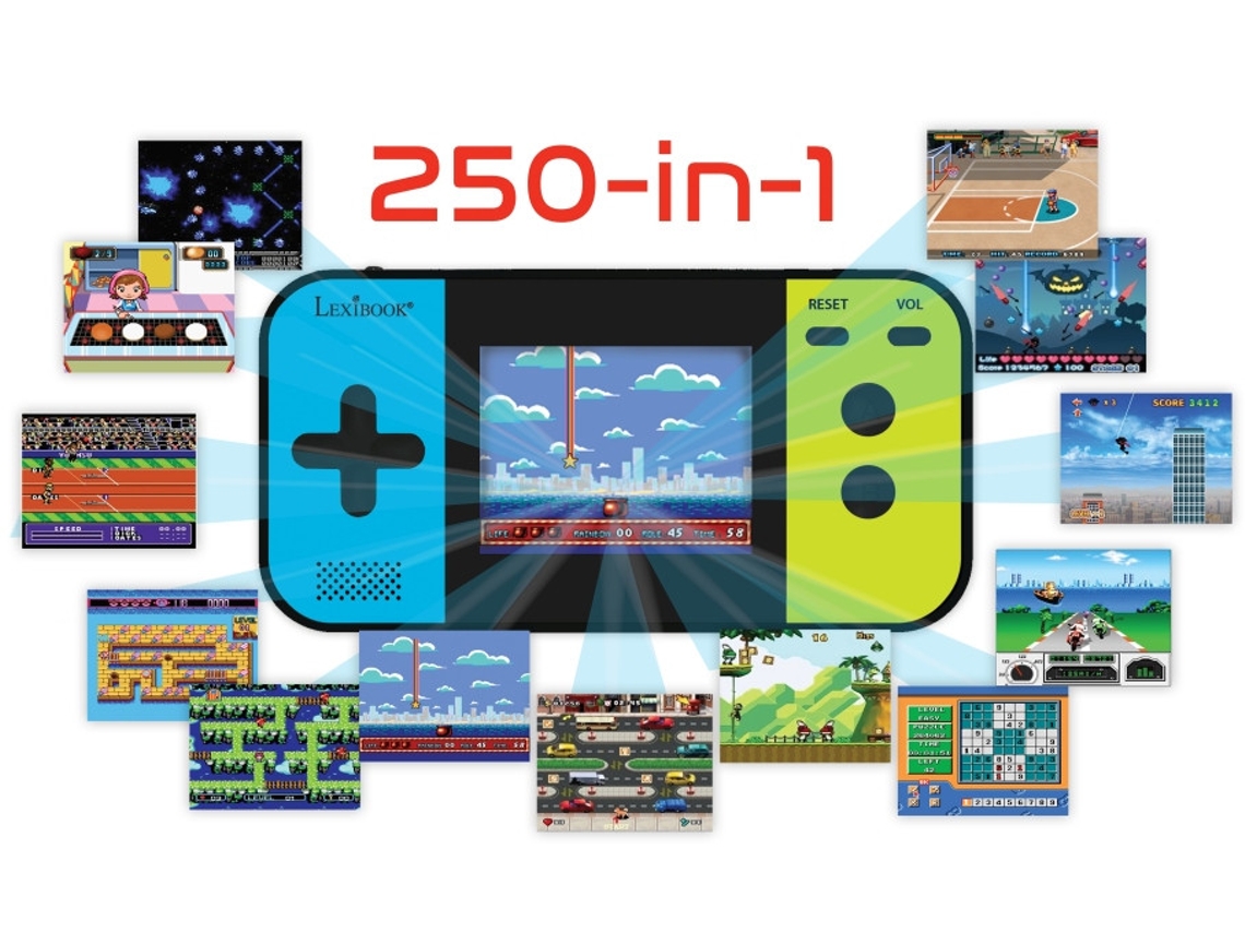 Consola portátil Compact Cyber Arcade - Pantalla 2.5'' 250 juegos