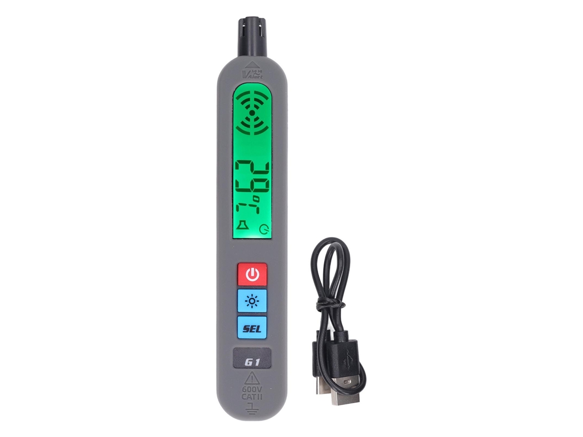 Detector De Gases Combustibles Bside G1 Con Pantalla Lcd Y Alerta Multimedia Para Fugas De Gas Natural, Metano, Propano Y Gasolina.