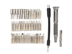 Kit de destornilladores 59 en 1, herramienta de reparación para teléfonos, PC y hardware, manual, multiusos | Sin marca