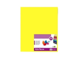 Papel Seda Liderpapel 52 X 76 Cm 18 Grs Amarelo Emb. 25 onzas
