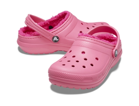 Zuecos de Bebé CROCS Classic Lined Rosa (22/23)