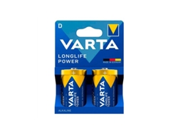 Pila Alcalina Varta de Larga Duración Lr20 Ø34,2 x 61,5 mm (Blíster de 2 Unidades)