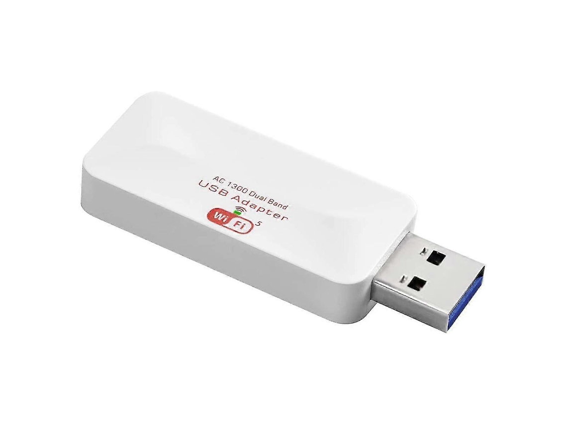 Adaptador USB inalámbrico dual AC1300 2.4G/5G para PC de escritorio (11, 10 y 8 pulgadas) Hengjian