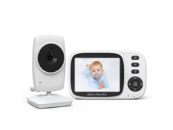 Monitor para bebés Yuysan MC632A con pantalla LCD de 3,2 pulgadas, compatible con detección de temperatura, nanas e intercomunicador bidireccional.