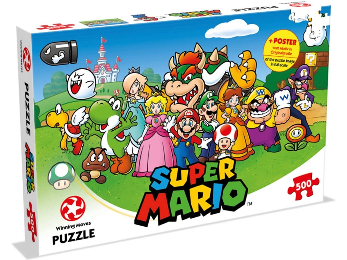 Puzzle WINNING MOVES Super Mario And Friends (Idade Minima: 10 anos)