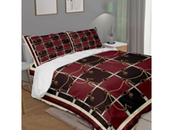 Juego Ropa Cama Estampado Funda Nórdica Diseño Almohada Diseño Microfibra Microfibra 240x260 Cm