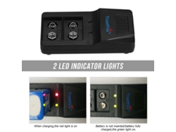 Cargador Universal De Baterías De Litio Con Interfaz Micro Usb Para Baterías Recargables De 9v.