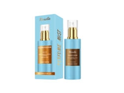 Spray corporal perfumado con aroma floral fresco.
