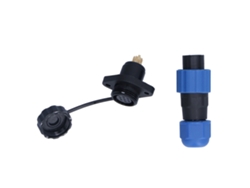 Omni-conector De Alimentación Aérea Industrial Impermeable Ip68, Enchufe Y Toma, Montaje Flange, Sp137, 250v 5a