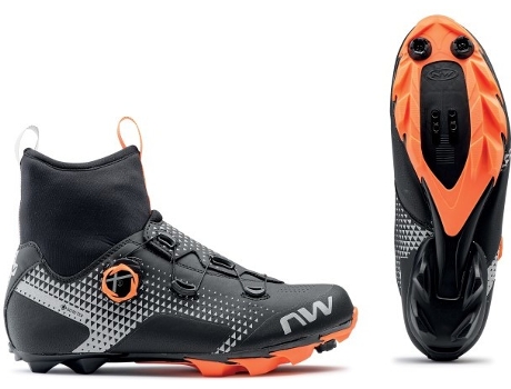 Zapatillas NORTHWAVE zapatilla iu gtx -naranja-reflectante Negro de (S)