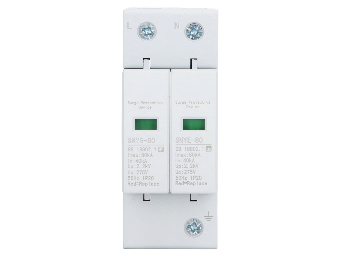 Protector De Sobrecarga 80ka Para Hogar 2p 275v Indicador De Fallos Respuesta Rápida Dispositivo De Protección Contra Sobrecargas