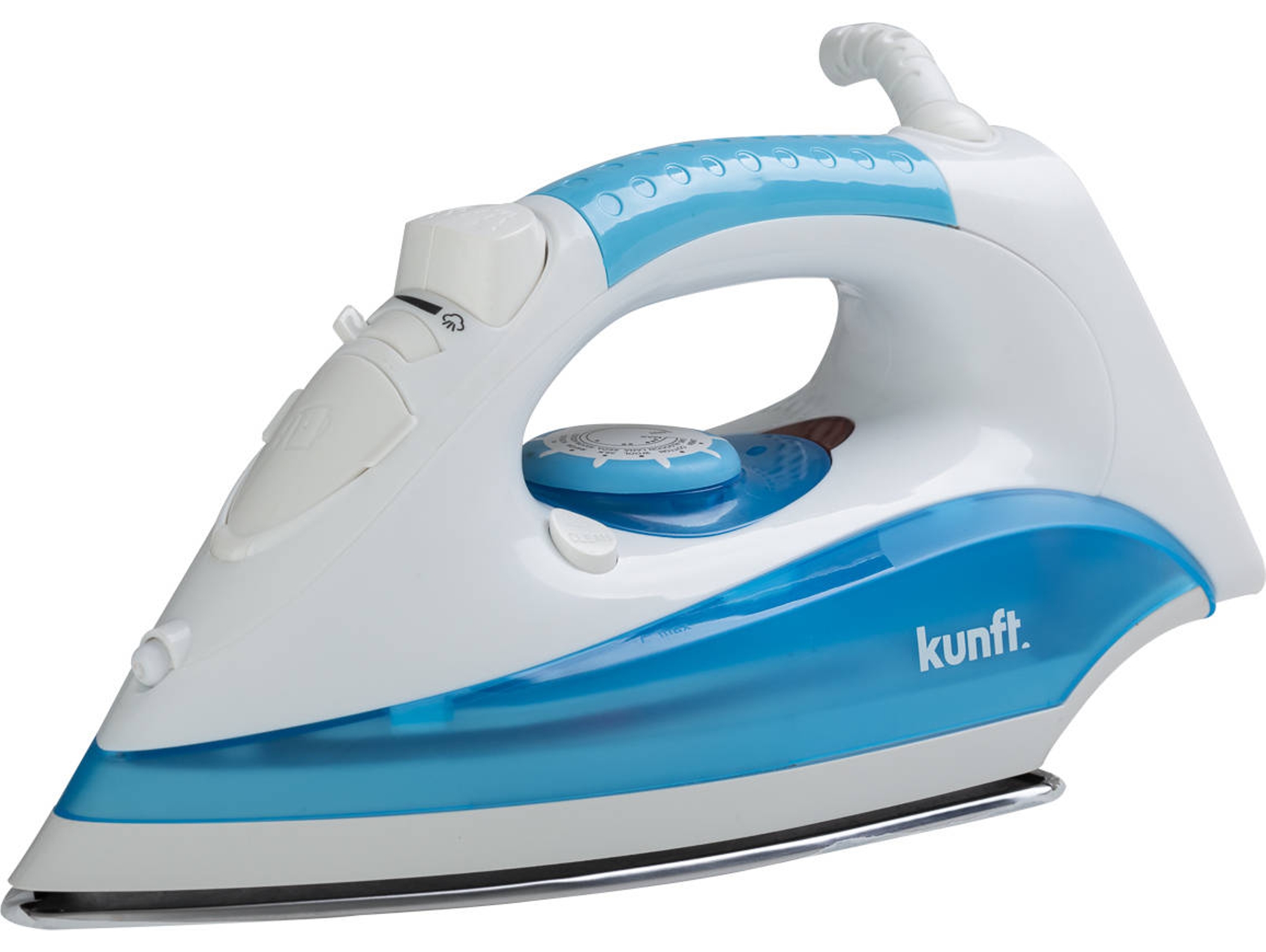 Plancha de Vapor KUNFT KSI-2537 (Chorro de vapor 14 g/min - Suela Aluminio)