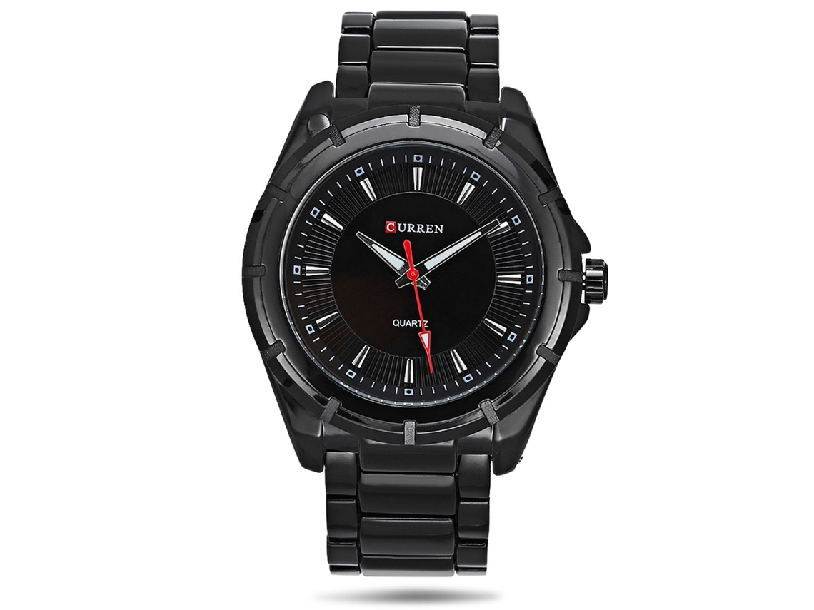 Reloj Hombre De Cuarzo Impermeable De Negocios Con Correa De Acero Inoxidable
