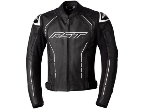 Chaqueta de Hombre para Motociclismo RST Cuero Ce Piel Blanco (S)