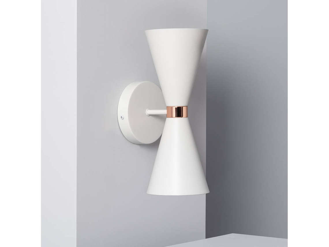 Lámpara de Pared LEDKIA Kusini (Blanco - E27 - 40 W)