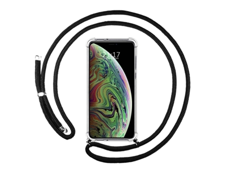 Carcasa iPhone XS Max TUMUNDOSMARTPHONE Colgante Negro