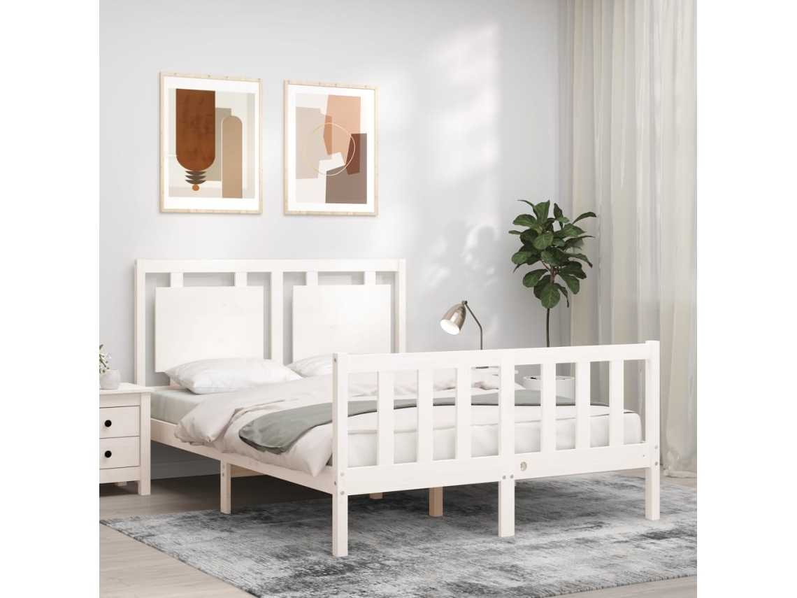 Cama Sin Colchónblanca Lovely Home Blanco (120x200)
