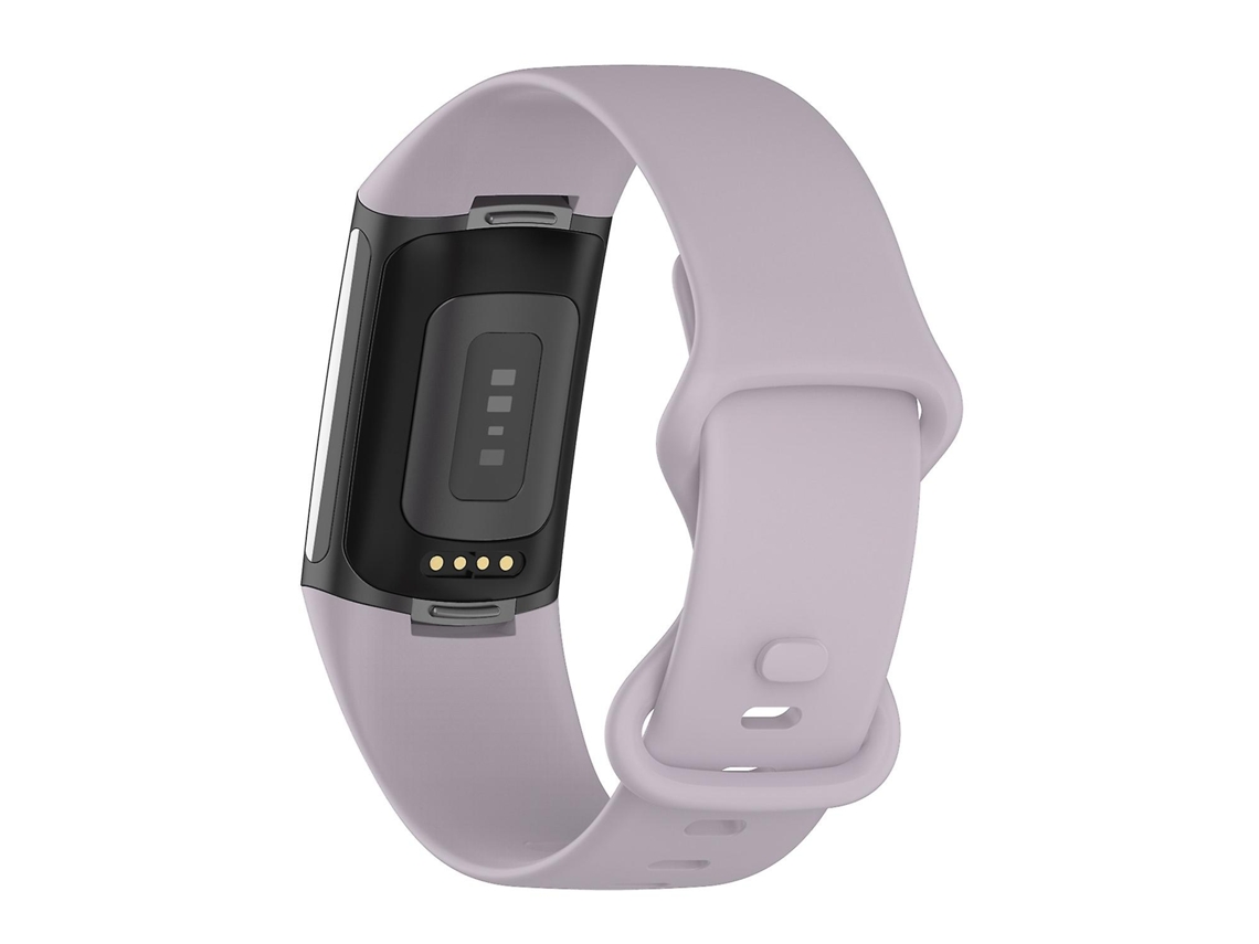 Correa de repuesto de TPU suave para reloj inteligente Fitbit Charge 5 Ly Ebike (grande)