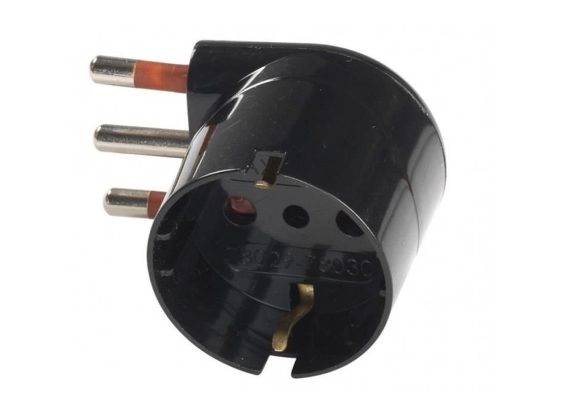ROSI ROSI Ipw Ic215Angb Adaptador Enchufe 16A 250V Negro Jack Angulo