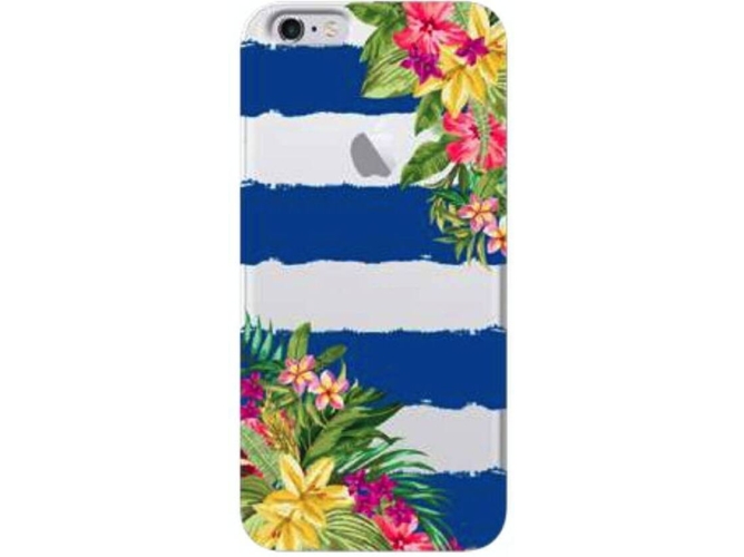 Funda iPhone 6, 6s, 7, 8 BENJAMINS Flower Azul