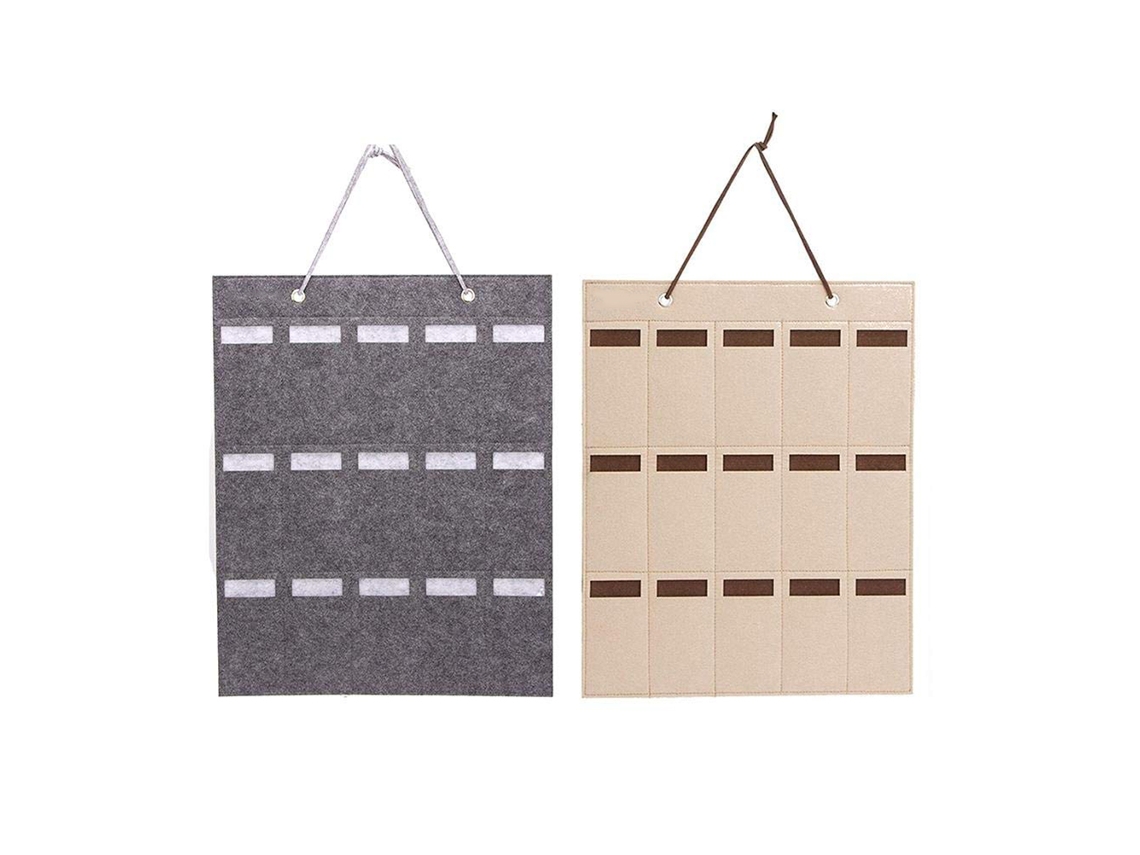 Portagafas de pared con 15 compartimentos