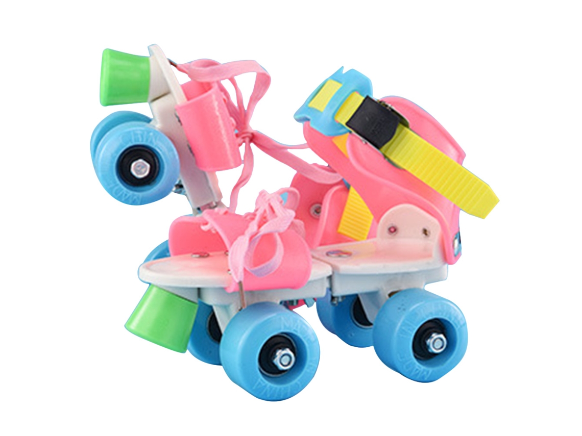 Yncm-zapatos De Patinaje De Doble Hilera Para Niños