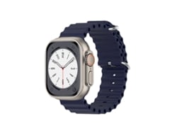 PHONECARE Correa De Silicona Ocean Waves Para Apple Watch Ultra 2 - Azul Oscuro
