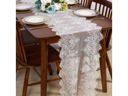 2026-manteles De Encaje Blanco 17x118 Pulgadas 2 Pack Clásico Para Decoración De Mesa Novia Fiesta