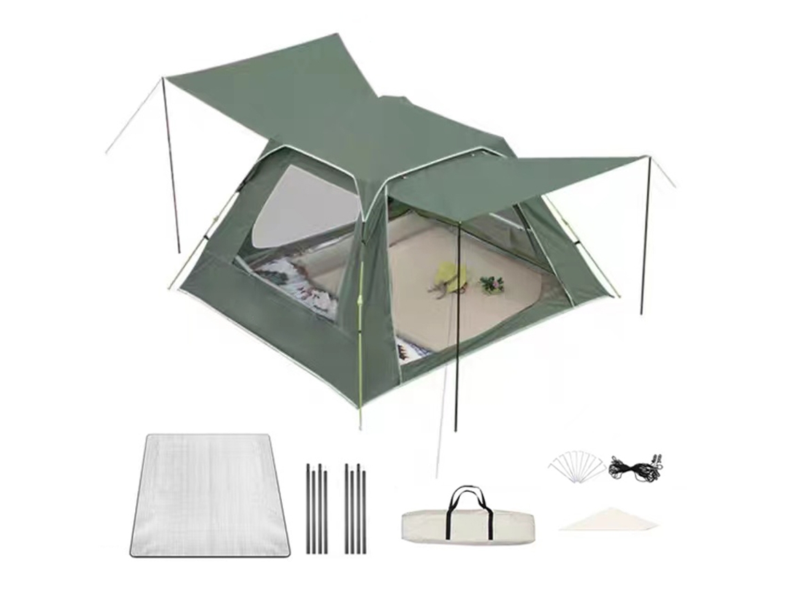 Tenda Full-automática, Resistente Ao Vento E Sol, Impermeável - Perfeita Para Camping E Atividades Ao Ar Livre