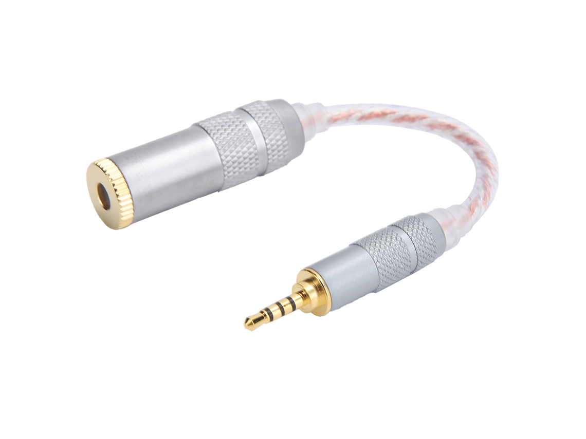 Cable Adaptador De Audio Balanceado De 2,5 Mm Macho A 4,4 Mm Hembra Para Zx300a Hifiman