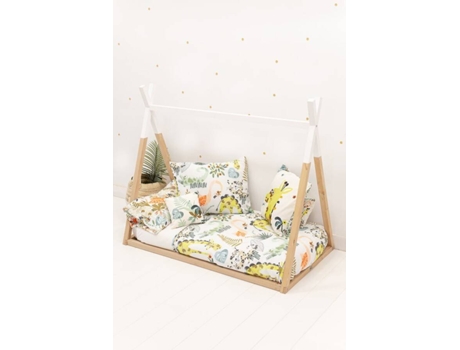 Juego de Funda Nórdica Infantil SOKIOS (180 x 270 - Poliéster - Verde)