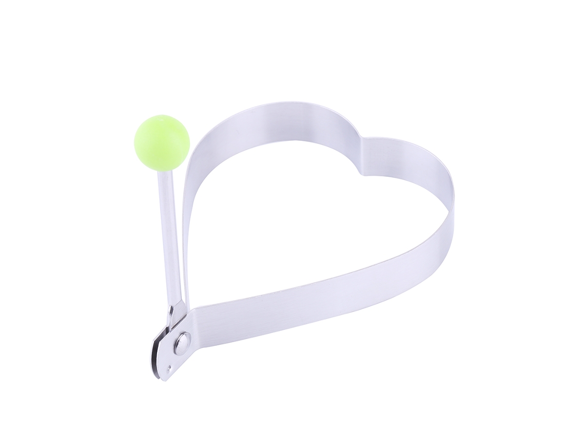 Molde De Huevos Fritos De Acero Inoxidable Anillo De Forma Corazón Para Pancakes Y Huevos