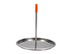 Pincho de acero inoxidable para shawarma para parrilla de barbacoa, diseño antideslizante que garantiza una retención segura de la carne, construcción resistente para