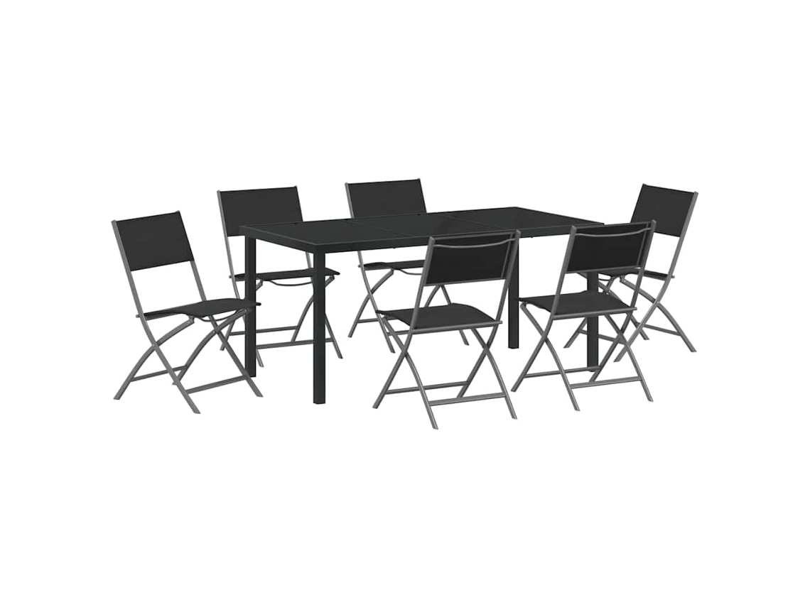 Conjunto de muebles de jardín de 3 piezas HARLANV1